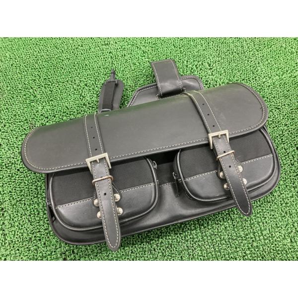 デグナー製 サイドバッグ 右 社外 中古 バイク 部品 10L 修復素材に