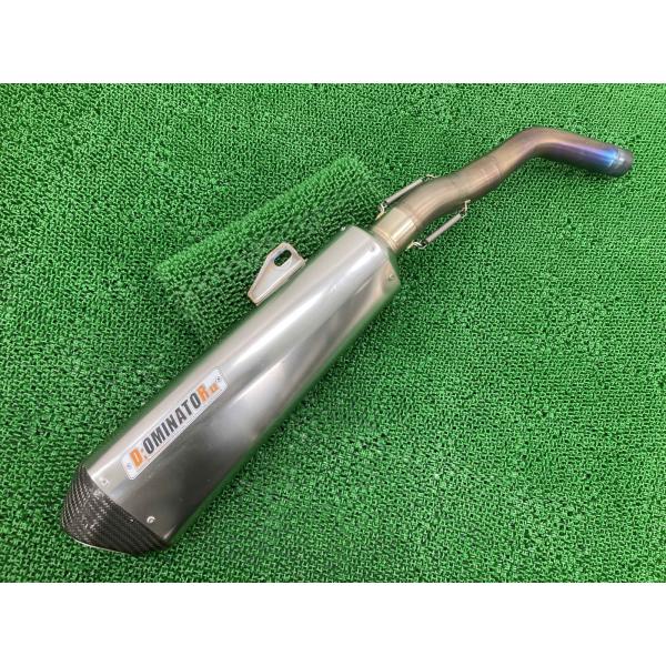 ノジマ製タイガー800XR サイレンサーマフラー 社外 中古 トライアンフ TIGER800 EBL-BJ800 チタン D-OMINATOR スリップオン vI ノジマ製タイガー800XR サイレンサーマフラー 社外 中古 バイク 部品