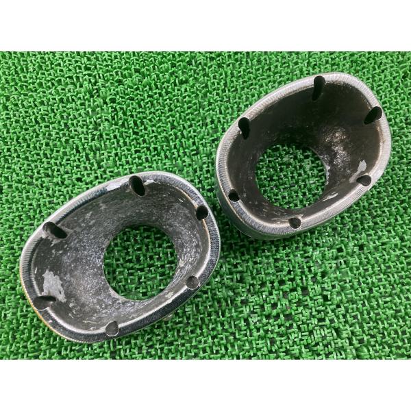 バンス＆ハインズ　モンスター450 マフラーエンドキャップ バンス&ハインズ製ツーリング マフラーエンドキャップ 左右 社外 中古