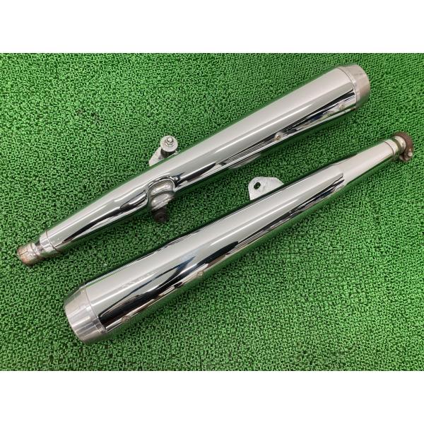 ゼファー750 サイレンサーマフラー 左右 K477 カワサキ 純正 バイク 部品 ZR750C ZEPHYR750 コケキズ無し 品薄 希少品 【中古】 1 カワサキ（Kawasaki） ゼファー750 サイレンサーマフラー 左右 K477