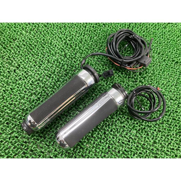 グリップヒーター 左右 ハーレー 純正 中古 バイク 部品 スポーツ