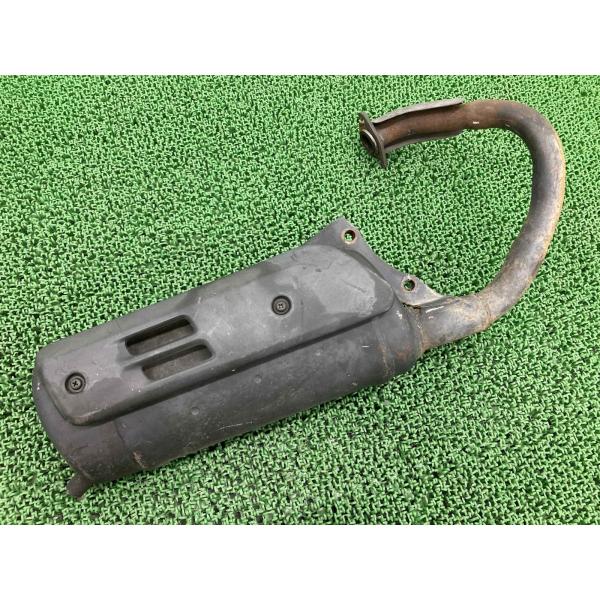 タクト マフラー GZ5 ホンダ 純正 中古 バイク 部品 AF24 ヒートガード 凹み無し 品薄 希少品 車検 Genuine Ek ホンダ（HONDA） タクト マフラー GZ5 純正 中古 バイク 部品 AF24