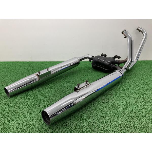 バンス＆ハインズ製バルカン1500クラシックツアラー サイレンサーマフラー 左右 K615RC/K616RC 社外 中古 VNT50G-040 VULCAN1500CT 12 カワサキ（Kawasaki） バルカン1500クラシックツアラー マフラー K378