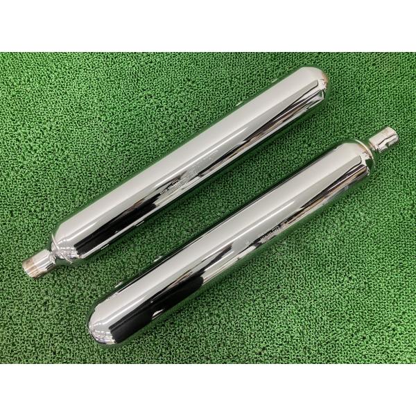 FLHTCU-I1450 サイレンサーマフラー 左 65552-95C ハーレー 純正 バイク 部品 ツーリング カスタム素材に 品薄 希少品 【中古】 35 FLHTCU-I1450 サイレンサーマフラー 左右 65552-95C/65863-95D