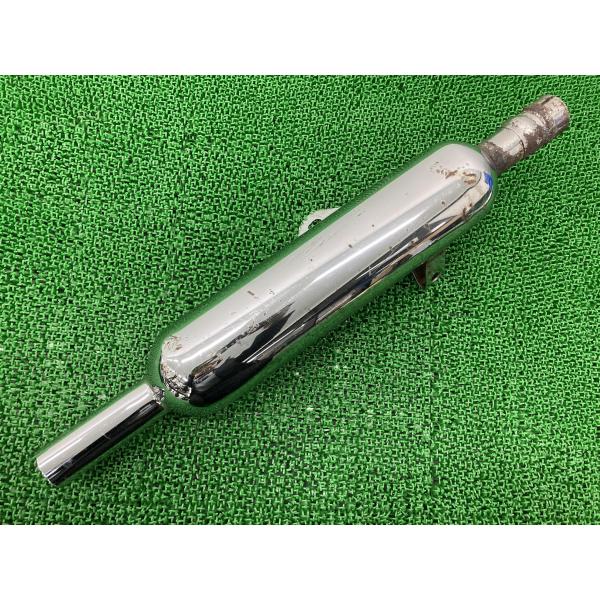 エストレヤ サイレンサーマフラー K396 カワサキ 純正 バイク 部品 BJ250A ESTRELLA エストレア 修復素材やカスタム素材に 【中古】 80 カワサキ（Kawasaki） エストレヤ サイレンサーマフラー K396 純正