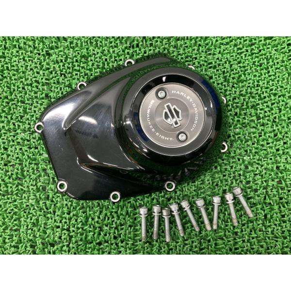 ソフテイル エンジンカバー 黒 25700368 ハーレー 純正 中古 バイク
