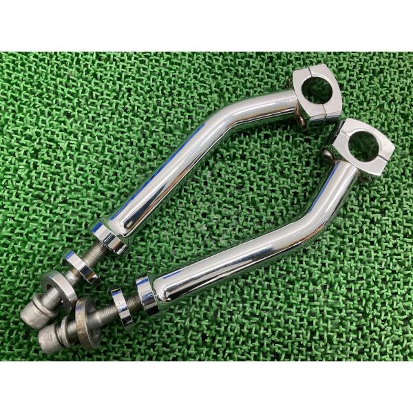 ハーレー ハンドルポスト 左右 社外 バイク 部品 ソフテイル ダイナ スポーツスター 110mm クランプ ストレートライザー 【中古】 59 ハーレー ハンドルポスト 左右 社外 中古 バイク 部品 8インチ 1インチ