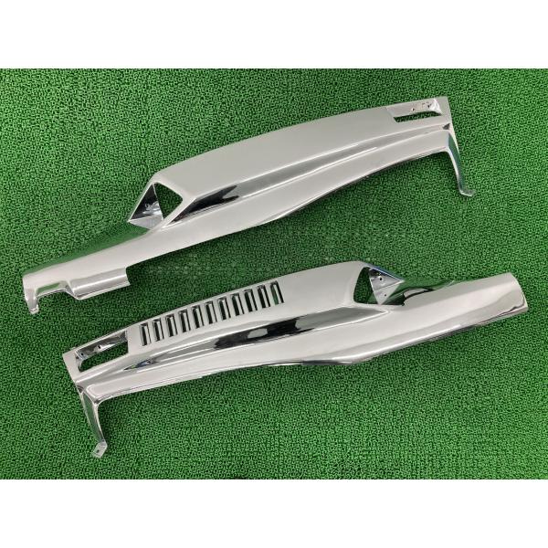 フュージョン アンダーカウル 左右 社外 中古 バイク 部品 MF02 メッキ