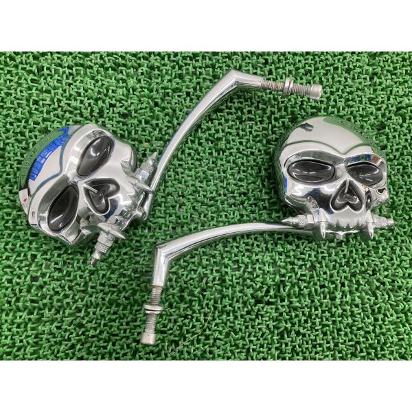 クリアキン製ハーレー ミラー 左右 社外 中古 バイク 部品 クレキイン