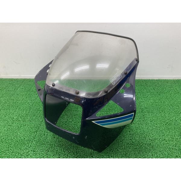 スズキ（SUZUKI） RG250ガンマ アッパーカウル 紺 純正 中古 バイク