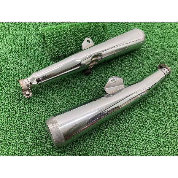 ゼファー750 サイレンサーマフラー 左右 K277 カワサキ 純正 中古 バイク 部品 ZR750C ZEPHYR750 修復素材に コケキズ無し 品薄 Fw カワサキ（Kawasaki） ゼファー750 サイレンサーマフラー 左右 K277
