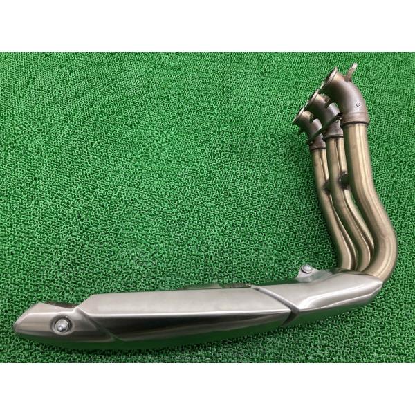 スピードトリプル1050 エキパイマフラー 2206650 トライアンフ(TRIUMPH) 純正 中古 トライアンフ R 11〜15年 ヒートガード コンディション良好 コケキズ無し Gk