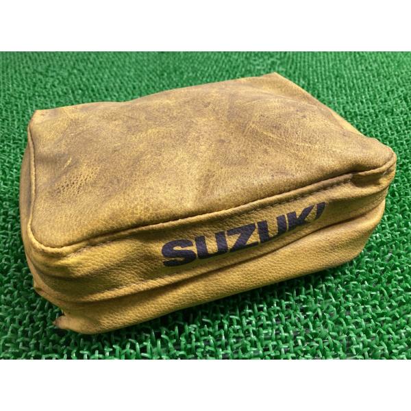 RMX250S リアポーチ スズキ 純正 中古 バイク 部品 SJ13A ツールバック 工具入れ 品薄 希少品 お見逃しなく 車検 Genuine Rn