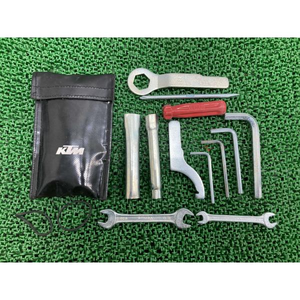 車載工具 KTM 純正 中古 バイク 部品 ツールキット EXC DUKE デューク アドベンチャー 機能的問題なし 綺麗 良品 車検 Genuine qB