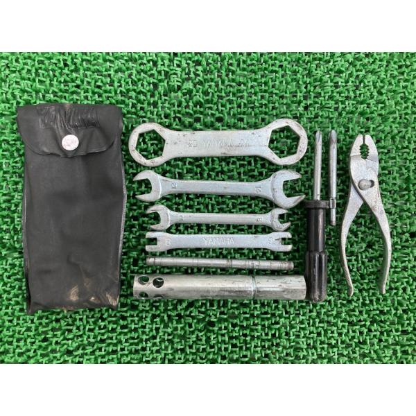 車載工具 ヤマハ 純正 中古 バイク 部品 ツールキット YAMAHAロゴ TT250R セロー TW WR ブロンコなどに トラブル対処に メンテにも 車検 Genuine wC