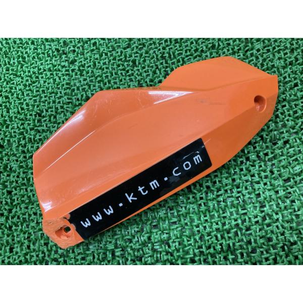 990スーパーモト ナックルガード 右 橙 765.02.079.051 KTM 純正 中古 バイク 部品 76502079051 ペイント素材に 割れ欠け無し 車検 Genuine jN