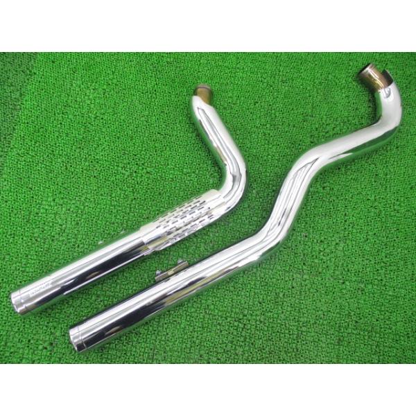 ハーレーFXCWC1580 マフラー 5HD1JK51X9Y036*** 社外 スチール スーパートラップ サイドスワイプ コケキズ無し 【中古】 62 ハーレーFXCWC1580 マフラー 5HD1JK51X9Y036*** 社外 中古 バイク 部品