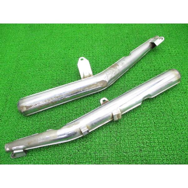 バイク部品　カワサキ　KH250？　KHI250SIC　マフラー　中古品 カワサキ（Kawasaki） KH250 サイレンサーマフラー 左右 KHI250SIC