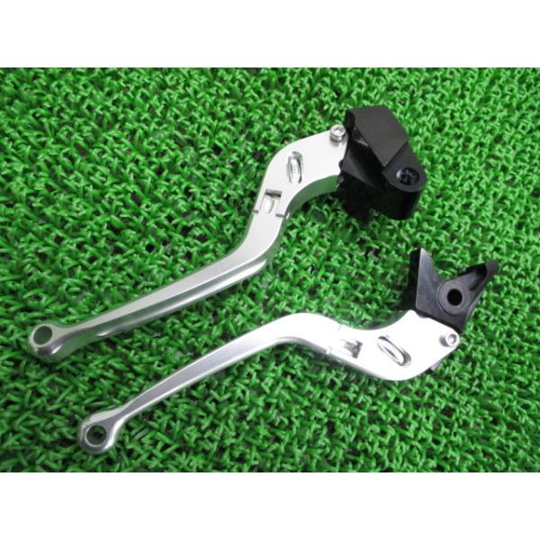 LCIパーツ製バリオスII レバー 左右 社外 ZR250B アルミ 可倒式無段階調整レバー ブレーキレバー クラッチレバー 【中古】 16 LCIパーツ製バリオスII レバー 左右 社外 中古 バイク 部品 ZR250B