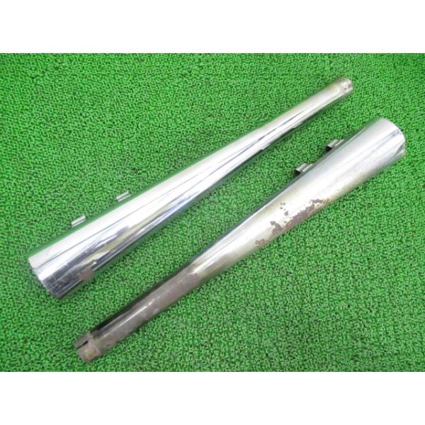 ハーレーツーリング サイレンサーマフラー 左右 社外 中古 バイク 部品