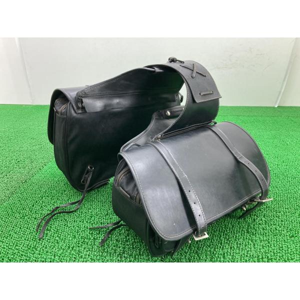 デグナー製 サイドバッグ 左 社外 バイク 部品 DEGNER 修復素材に ハーレー ドラッグスター バルカン スティード XL1200R 【中古】 89 デグナー製 サイドバッグ 左右 社外 中古 バイク 部品 ハーレー
