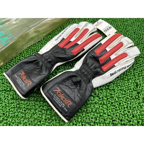 TAKAI製 グローブ 左右 黒/赤 TR-36 在庫有 即納 社外 新品 バイク