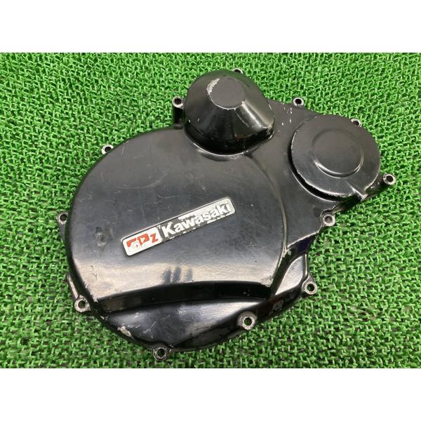 GPZ900R エンジンカバー カワサキ 純正 中古 バイク 部品 ZX900A クラッチカバー GPZ1100RX ZX-10 ペイント素材に 割れ欠け無し lW カワサキ（Kawasaki） GPZ900R エンジンカバー 純正 中古 バイク 部品