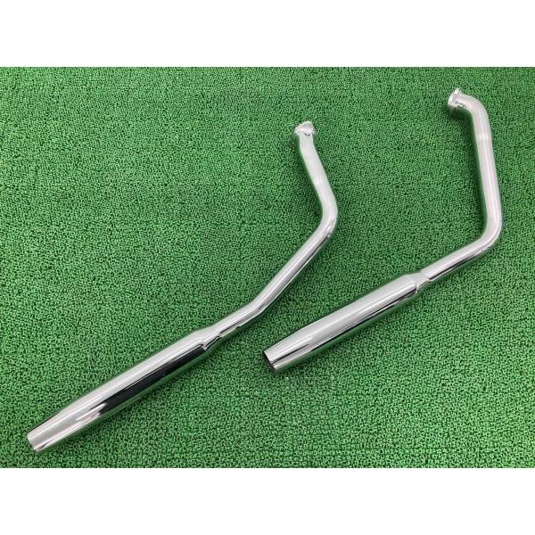 クロームワークス製FLSTC マフラー 社外 中古 バイク 部品 ハーレー