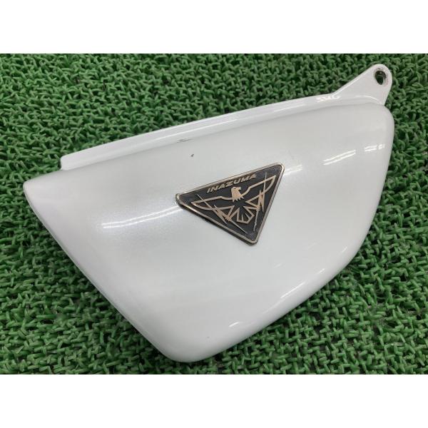 値下げ不可　イナズマ400用　エンジン　ヘッドカバー　サイド、ポイントカバー スズキ（SUZUKI） イナズマ400 サイドカバー 左 パール 03F 純正 中古