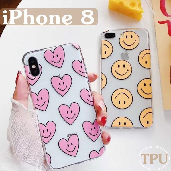 Iphone Se2 ケース おしゃれ クリアケース 手書き風 ハート スマイル ニコちゃん プラス Smile アイフォン アイホンカバー スマホ Import 079 Ise Ts Aden 通販 Yahoo ショッピング