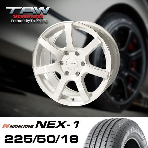 ハイエース 200系 ホイールタイヤセット TAW Styling6 18X8.0J+37