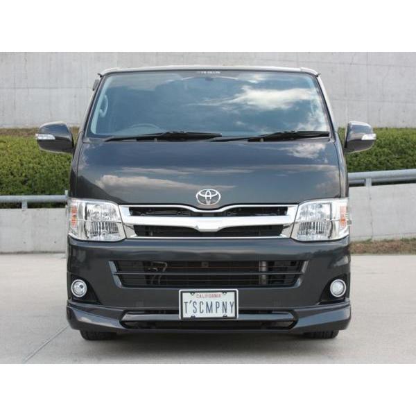 ハイエース 200系 TPDエアロ フロントスポイラー 未塗装 ナロー 3型（S