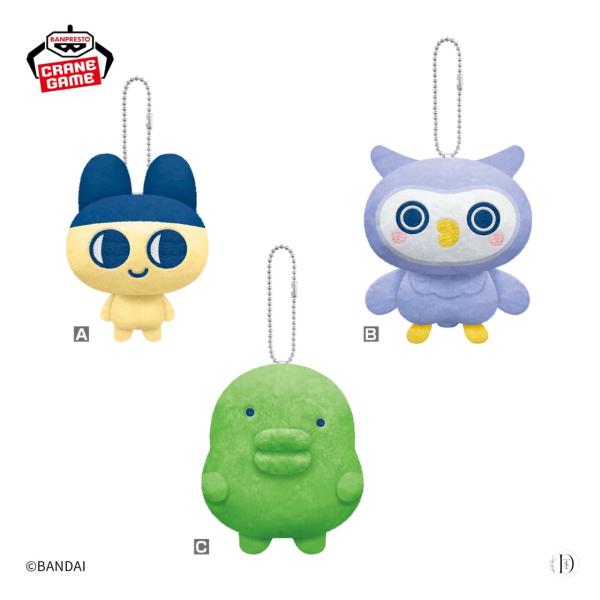 たまごっちボールチェーンぬいぐるみ【レトロ】５点セット【２0０４年】 たまごっちボールチェーンぬいぐるみ【レトロ】5点セット