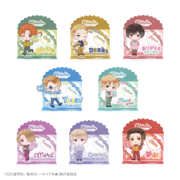 2月下旬入荷 予約 ヘタリア グッズ アクスタ カード風アクリルスタンド ティーズファクトリー メーカー公式