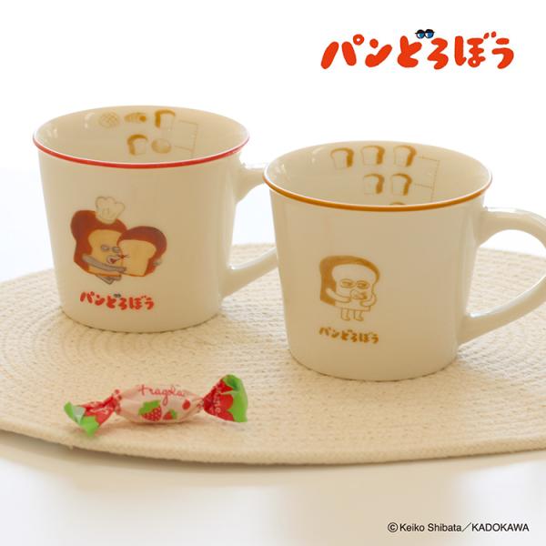 パンどろぼう カラーラインマグカップ ティーズファクトリー :PD5524630-31:ティーズファクトリーオンラインショップ 通販  