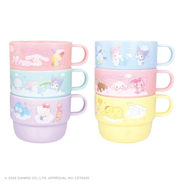 ティーズファクトリー サンリオ キャラクターズ コップ プラカップ 3Pセット ふわふわおそら 全2種 予約商品
