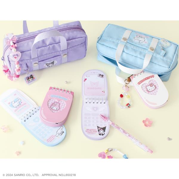 100％品質 サンリオキャラクターズ-Y2Kシリーズ-ケータイ風フォトリング メモ用紙・文房具