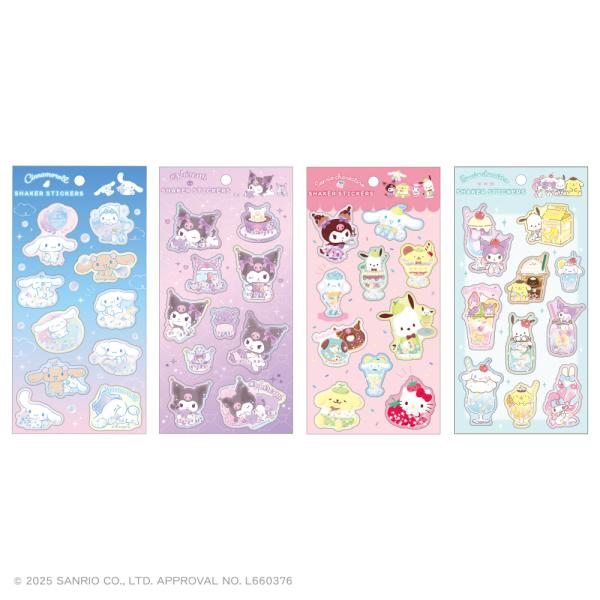 [Release date: May 30, 2026]シャカシャカできる『シェイカーステッカーズ』キラキラのスパンコールがかわいい※画像についてはイメージとなります商品サイズ：約H175×W100ｍｍ以内素材：PVC◎プレゼント包装はお受...