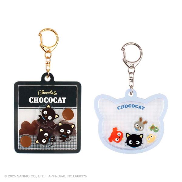 [Release date: February 28, 2026]元気いっぱいでおっちょこちょいな黒ネコの男のコチョコキャットの『シャカキャラキーホルダー』中のキャラクターがシャカシャカ動いて楽しい可愛い！※画像についてはイメージとなります...