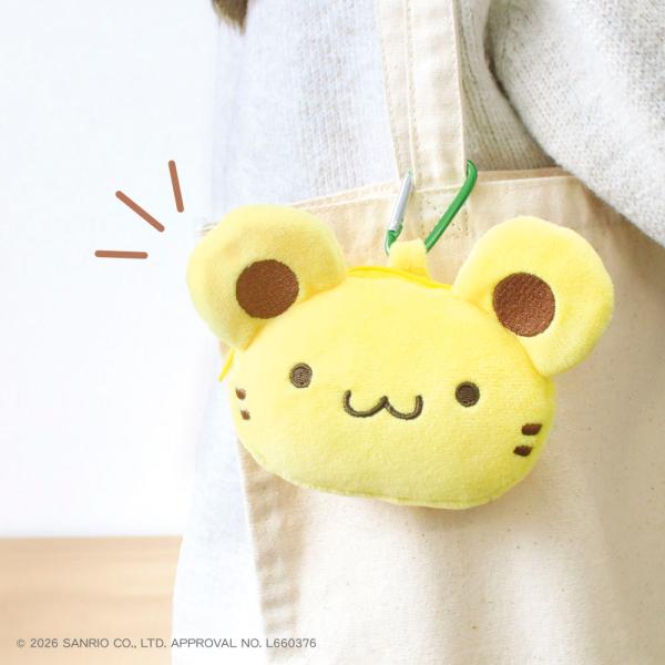 【予約】サンリオキャラクターズ　カラビナ付きぬいぐるみファスナーマスコット　ティーズファクトリー　