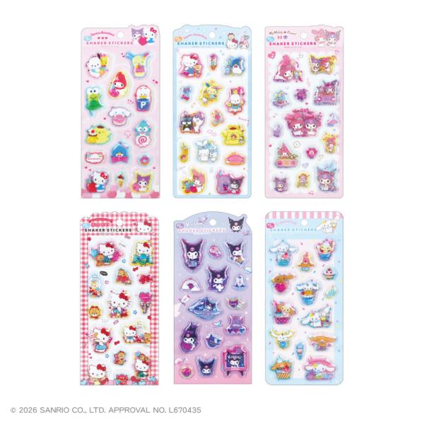 10月下旬入荷 予約 サンリオ シール ティーズファクトリー ぷにぷにシェイカーシール メーカー公式