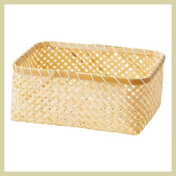 ちどり産業 『竹』四角タイプバスケット「36×26×16cm」 04-22 ちどり産業 『竹』四角タイプバスケット「36×26×16cm」 04-22
