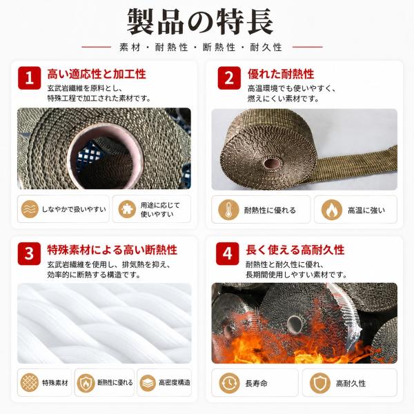 �T�[���o���e�[�W �}�t���[�o���e�[�W �ϔM1200�� �ϔM�z �f�M�e�[�v �o�C�N �}�t���[ �G�L�}�j �����o���h�t �J�X�^�� ���i�摜2