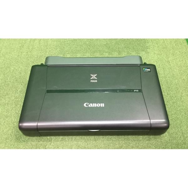 【埼玉発】※ジャンク品※【Canon】A4カラーインクジェットプリンタ PIXUS iP110 ★カウンタ650枚★バッテリLB-60付 (11-3999)