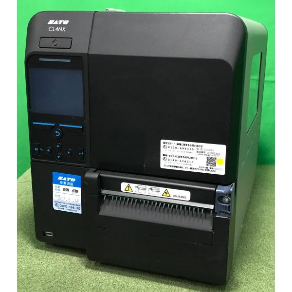 【埼玉発】【SATO】 ラベルプリンター　スキャントロニクス　CL4NX-J 　305dpiモデル　★総走行距離204010.6m★動作確認済　(11-4233)