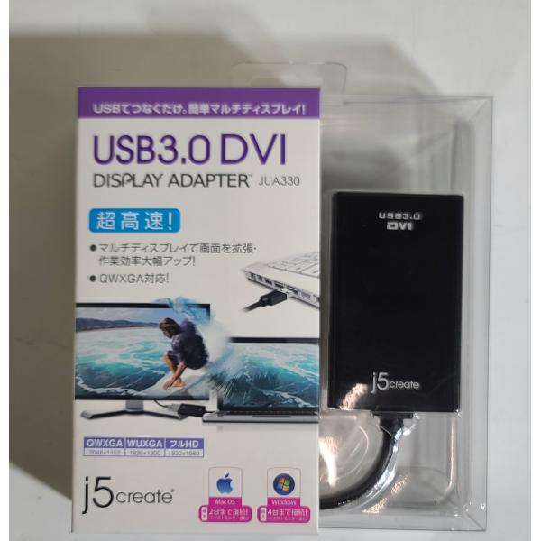 (未使用･未開封品)　j5 create USB 3.0 DVI DISPLAY ADAPTER JUA330 vf3p617 未使用・未開封品) j5 create USB 3.0 DVI DISPLAY ADAPTER