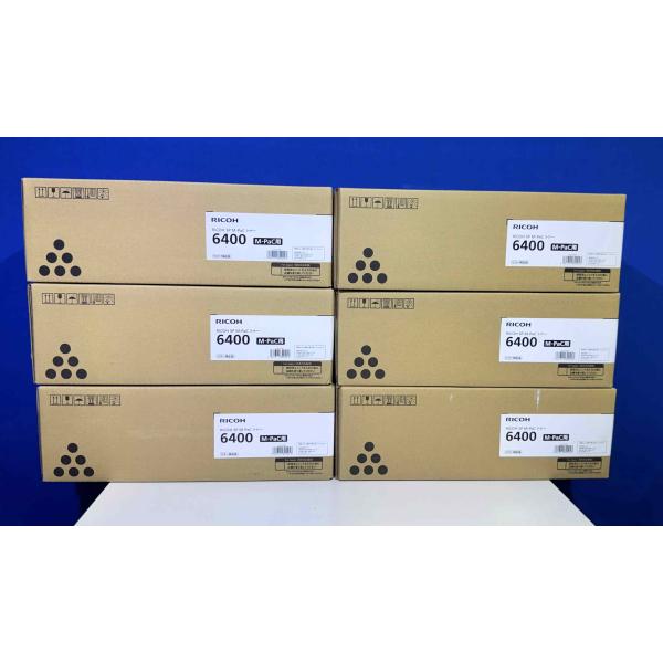 【越谷発】【RICOH】☆SP 6400 M-PaCトナー ☆６本セット☆ 純正未使用品【SP 6440M / 6430M / 6420M】 （37388）