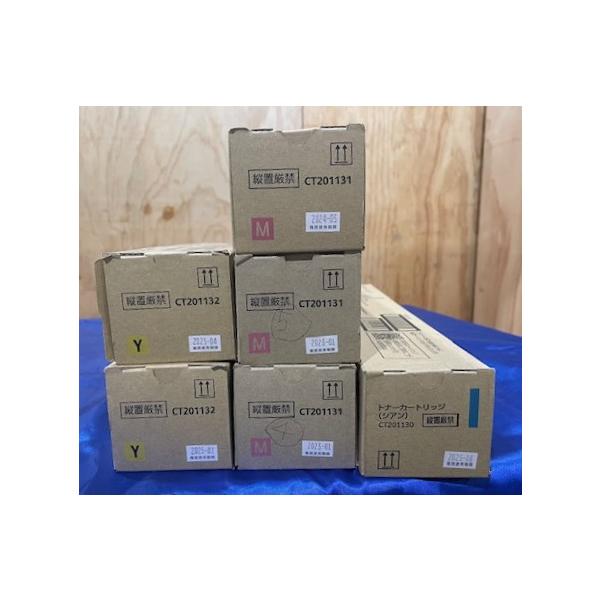 【大阪発】【 FUJIFILM（旧XEROX）】★ 純正未使用トナー CT201130〜CT201132 (C×1・M×3・Y×2）★  (8433)