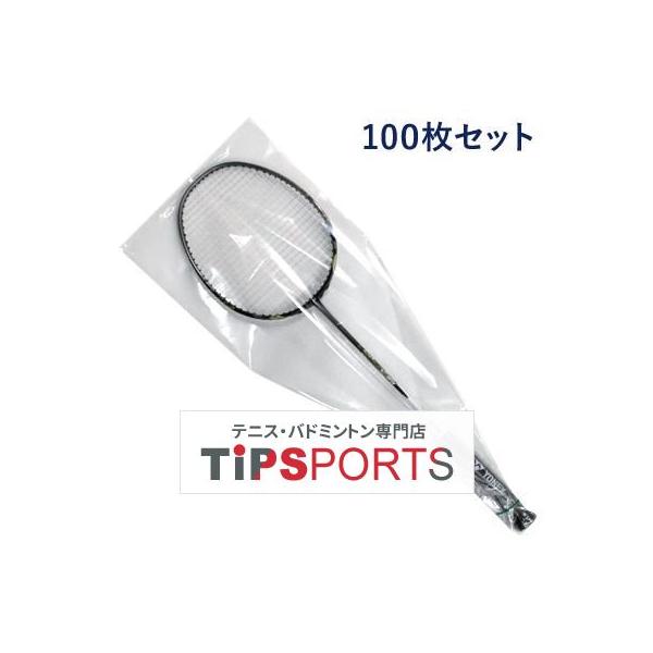 [素材] ポリエチレン[サイズ] 横27cm×縦78cm 厚み0.04mm[内容量] 100枚入り※写真のラケットは含まれません。