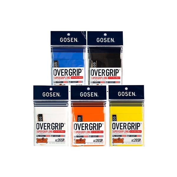 他サイト： ゴーセン(GOSEN) スーパーグリップロング(4本入) AC26SP テニス バドミントン オーバーグリップ【国内正規品】 [M便 1/6]の商品画像